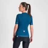 Dámský cyklistický dres s krátkým rukávem SPORTFUL Monocrom w jersey, blue sea · záber 3