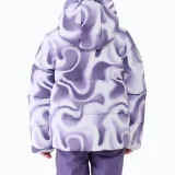 Dievčenská lyžiarska bunda 4F JUNIOR TECHNICAL JACKET F0826-4FJWAW25TTJAF0826-90A-MULTICOLOUR ALLOVER · záber 5
