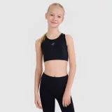Dívčí rychleschnoucí sportovní podprsenka - černá · záber 1