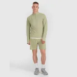 Pánská běžecká mikina regular rychleschnoucí - olivová/khaki · záber 2