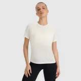 Dámské běžecké tričko regular rychleschnoucí - bílé · záber 1