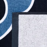 QUIKSILVER QUIKSILVER plážový bavlnený uterák 160 × 80 cm s obojstranným vzorom modrý bez · záber 2