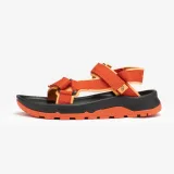 QUECHUA Detské turistické sandále NH500 suchý zips 28 – 38 oranžové 34 · záber 1