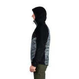 Pánská zateplená turistická mikina se zipem NORTHFINDER EMERYTH-811darkblueblack · záber 4