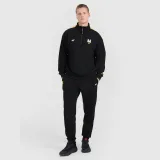 Unisex tepláková mikina bez zipu bez kapuce 4F x Drift Masters - černá · záber 2