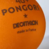 PONGORI Loptičky na stolný tenis TTB 100 1*40+ 6ks oranžové bez · záber 2