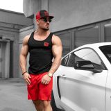 Pánske fitness tielko Iron Aesthetics Control, čierne · záber 1