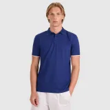 Pánské polo tričko regular - tmavě modré · záber 1