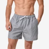 DECATHLON Pánske boardové šortky 100 krátke 15" šedé melírované XL · záber 1
