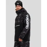Pánská lyžařská bunda FUNDANGO Tilbury Logo Anorak-893-black camouflage · záber 3