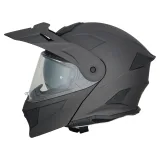 Výklopná moto prilba 3v1 W-TEC Neovu Farba šedá, · záber 2