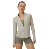 Dámska tréningová mikina so zipsom 4F SWEATSHIRT FNK F0850-12S-CREME · záber 1