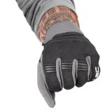 Letné moto rukavice W-TEC Groniko Farba šedo-čierna, · záber 2