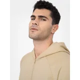 Pánská mikina s kapucí 4F MENS SWEATSHIRT BLM011-82S-LIGHT BROWN · záber 4