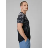Pánské tréninkové tričko s krátkým rukávem 4F TSHIRT FNK M1787-25A-GREY ALLOVER · záber 3