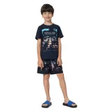 Chlapecké plavky 4F JUNIOR BOARD SHORTS M021-90A-MULTICOLOUR ALLOVER · záber 2
