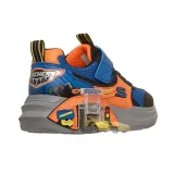 Chlapčenská rekreačná obuv SKECHERS Skechers Garage K black blue orange · záber 4