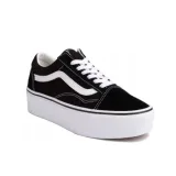 Dámská vycházková obuv VANS UA Old Skool Platform black white · záber 1