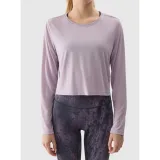 Dámské tréninkové tričko s dlouhým rukávem 4F LONGSLEEVE-WSS24TLONF250-52S-LIGHT VIOLET · záber 3