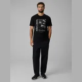 T-shirt regular s potlačou pánsky - čierny · záber 2