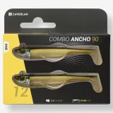 CAPERLAN Súprava mäkkých umelých nástrah texan na morský rybolov Ancho 90 12g Ayu 2 ks bez · záber 2
