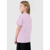 Dívčí tričko s krátkým rukávem 4F JUNIOR TSHIRT F2326-56S-LIGHT PINK · záber 3
