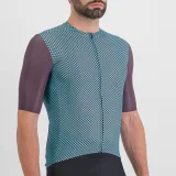 Pánský cyklistický dres s krátkým rukávem SPORTFUL Checkmate jersey, huckleberry blue radiance · záber 4