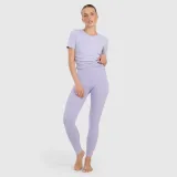 Dámské rychleschnoucí legíny na jógu a pilates - modré · záber 1