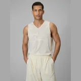 Unisex loose rychleschnoucí basketbalové tričko - bílé · záber 1