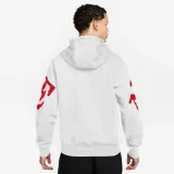 Pánska mikina s kapucňou NIKE M NK CLUB BB GX HDY NEO VAR WHITE UNIVERSITY RED · záber 3