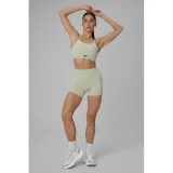 Dámské tréninkové kraťasy 4F SHORT TIGHTS FNK F072-42A LIGHT GREEN ALLOVER · záber 4