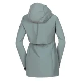 Dámska turistická softshellová bunda s kapucňou NORTHFINDER YULIANA-263greengrey · záber 4