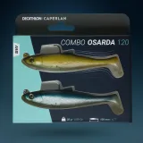 CAPERLAN Súprava mäkkých umelých nástrah Shad swimbait Osarda 120 Natural bez · záber 2