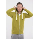 Pánská zateplená mikina se zipem VOLCANO B-STAR-301M-LIME MEL · záber 2