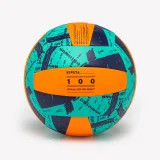 KIPSTA Volejbalová lopta VB100 modro-oranžová 5 · záber 2