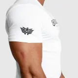 Pánske fitness tričko Iron Aesthetics Unbroken, biele · záber 4