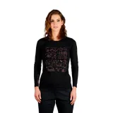 Dámske turistické tričko s dlhým rukávom NORTHFINDER RIYA-269black · záber 1
