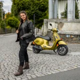 Dámske moto jeansy W-TEC Komehana Farba čierna, · záber 2