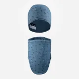 WEDZE Detská čiapka a nákrčník modré XS (50-53 cm) · záber 1