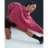 Dámska tréningová mikina s kapucňou NIKE PRO W NP TF FLC HOODIE GG GRX SWEET BEET WHITE · záber 2