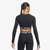Dámské tréninkové tričko s dlouhým rukávem NIKE PRO DF 365 CROP LS-010 BLACK WHITE · záber 3