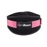 GymBeam Fitness neoprenový opasek LIFT Black & Pink - Barva: čierna · záber 1