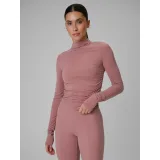 Dámské tréninkové tričko s dlouhým rukávem 4F LONGSLEEVE FNK F502-56S-LIGHT PINK · záber 2