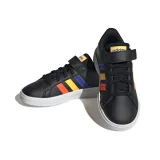 Chlapecká rekreační obuv ADIDAS Grand Court 2.0 K core black lucid blue court green · záber 3