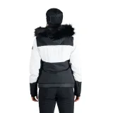 Dámská lyžařská bunda NORTHFINDER TAYLER-212whiteblack · záber 5