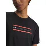 Dámske tréningové tričko s krátkym rukávom UNDER ARMOUR Tech Branded Crop SS-BLK · záber 2