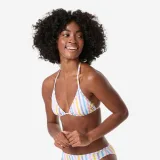 DECATHLON Vrchný diel plaviek na surf Mae Belza trojuholníkový viacfarebný L-XL · záber 1