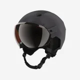 QUECHUA Lyžiarska prilba s priezorom PST 550 tmavosivá L (59-62 cm) · záber 1