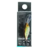 CAPERLAN Wobler Crankbait Deep Diving WXM CRKDD 40 F zelený chrbát bez · záber 2