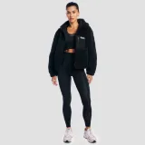 GymBeam Women‘s Sherpa Jacket Black - Velikost: S | Barva: Čierna | Hmotnost: 0,85 kg | Balení: 14 · záber 4
